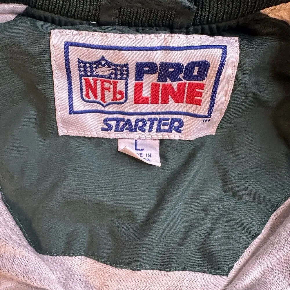 Vintage 90s NFL ProLine Starter Green Bay Packers Windbreaker Pullover Size L